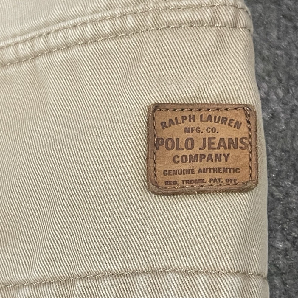 Polo Ralph Lauren Cargo Pants Men 36x34 Brown Paratrooper Utility Military USA - Picture 11 of 16